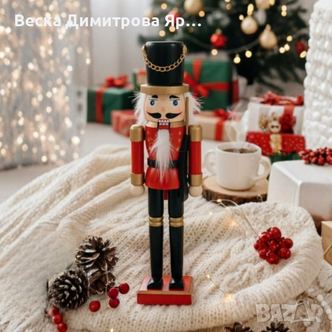 Дървена Коледна фигурка – Малък детайл, голям празничен уют, снимка 4 - Декорация за дома - 52529594