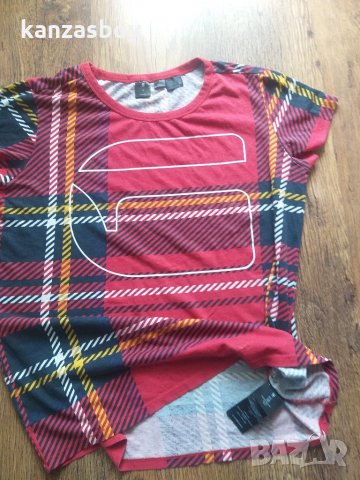 g-star royal tartan print straight rt wmn - страхотна дамска тениска, снимка 7 - Тениски - 32750839