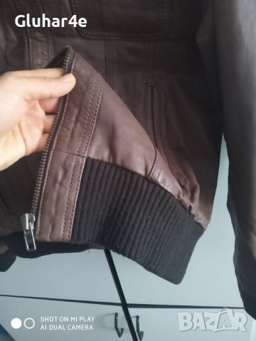 Яке естествена кожа Jack and Jones , снимка 5 - Якета - 43060842