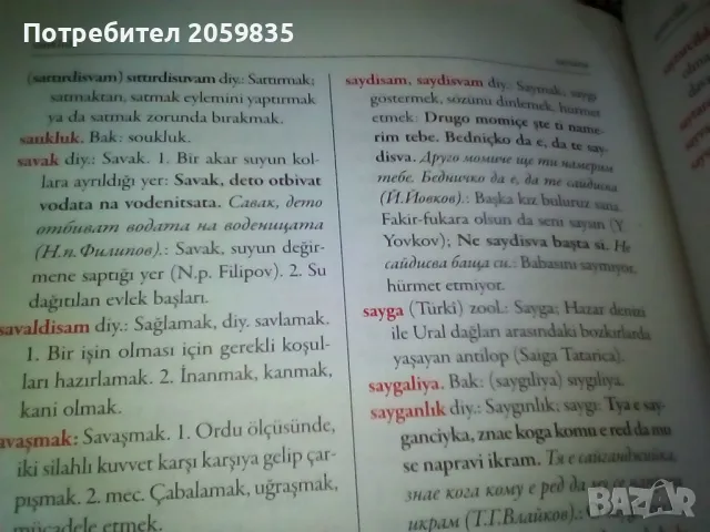 Турска книга : Речник на турцизмите в българския език, снимка 5 - Енциклопедии, справочници - 50437162