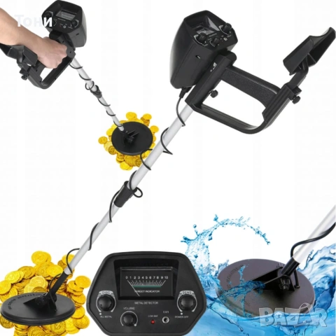 Водоустойчив металотърсач за злато, сребро, монети и съкровища K-1374, снимка 5 - Нумизматика и бонистика - 53539753