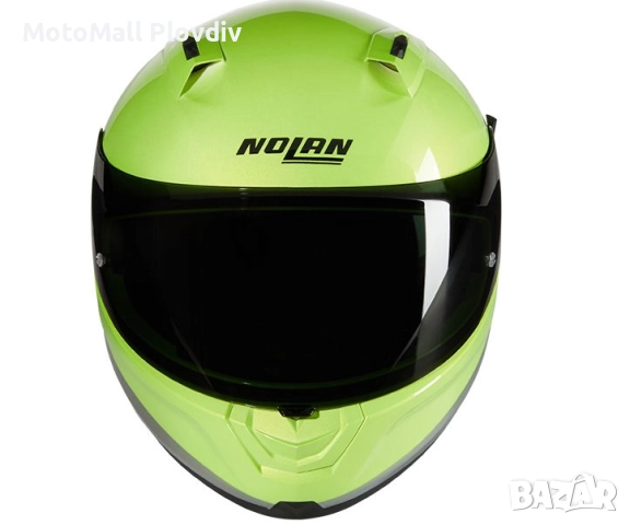 Каска Nolan N60-6 Sport Verniciatura Speciale 348 Green Black Gray – Гланц ECE 22.06, снимка 4 - Аксесоари и консумативи - 51894041