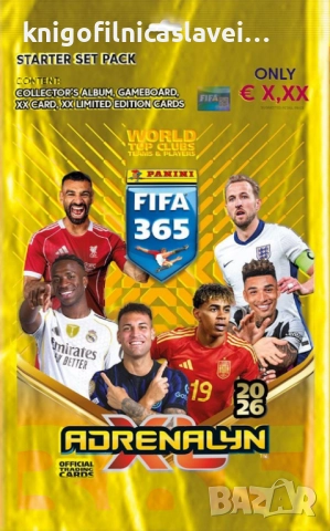  Албум за карти Адреналин на ФИФА 365 2026 (Панини)