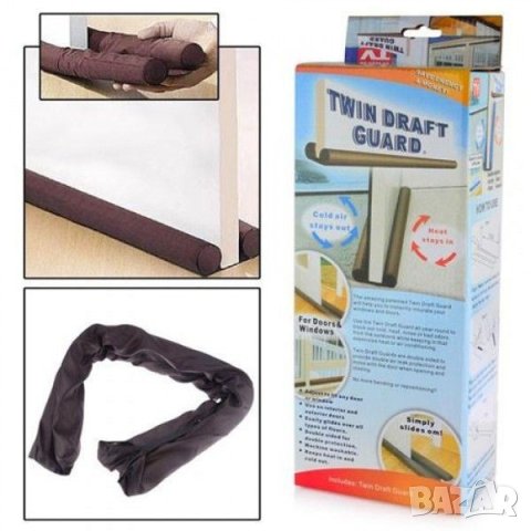 Двоен изолиращ стопер за врата, снимка 1