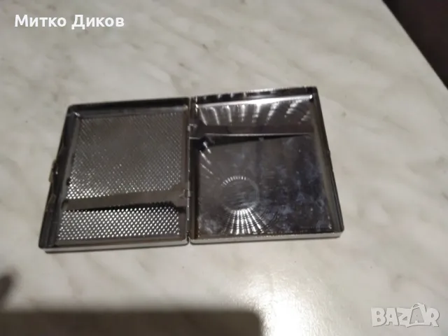 Табакера метална  като нова 93х75мм, снимка 3 - Табакери - 50166675