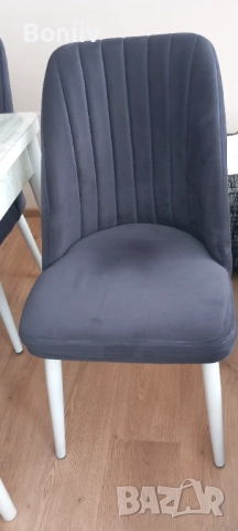 Комплект трапезна разтегателна маса + 4 стола, снимка 8 - Маси - 41246081