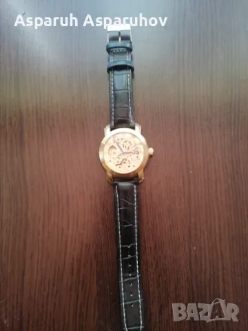 Мъжки позлатен автоматичен часовник , снимка 3 - Мъжки - 49060409