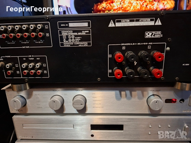 KENWOOD KA-880D, снимка 5 - Ресийвъри, усилватели, смесителни пултове - 52793637