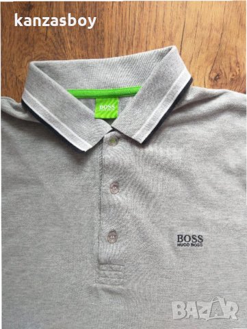 Hugo Boss Green Label Paddy Grey Polo Shirt - страхотна мъжка тениска КАТО НОВА, снимка 3 - Тениски - 33050601