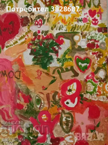 Картина " АБСТРАКЦИЯ " , снимка 4 - Картини - 48276671