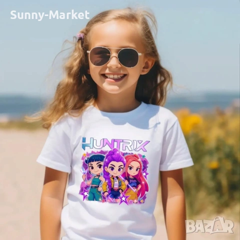 K pop Demon Hunters Блузи с дълъг ръкав , тениски с къс ръкав, снимка 8 - Блузи с дълъг ръкав и пуловери - 53583999