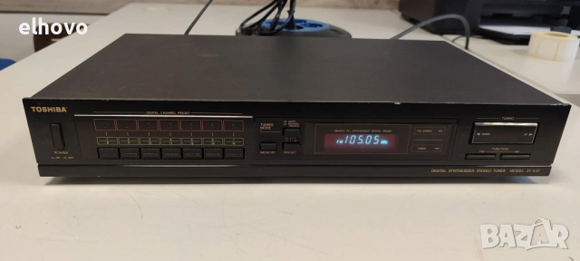 Стерео тунер Toshiba ST-S37, снимка 2 - Ресийвъри, усилватели, смесителни пултове - 53349553