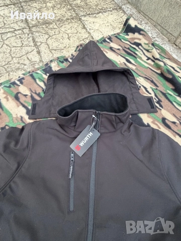Wurth Sоftshell яке BLACK COOPER с воден стълб 5000 mm Промоция , снимка 3 - Якета - 52044891