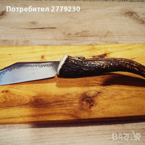 Стара Сойка с Еленов рог и орнаменти , снимка 4 - Други ценни предмети - 50850747