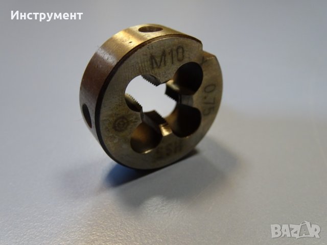 Плашка метрична резба М10x0.75 mm HSS, снимка 4 - Други инструменти - 40777234
