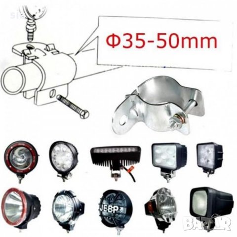 Метална стойка за халоген Ф 35~50, снимка 3 - Аксесоари и консумативи - 32900270