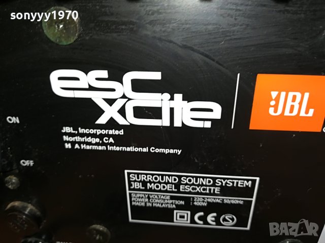 JBL ESCXCITE SUBWOOFER-ВНОС GERMANY 1209221455L, снимка 5 - Тонколони - 37978445