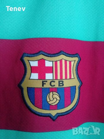FC Barcelona Nike оригинална футболна тениска фланелка Барселона 2010/2011 Away, снимка 4 - Тениски - 40014830