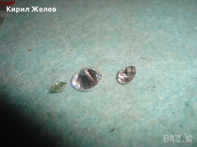 3 ЮВЕЛИРНО ФАСЕТИРАНИ ЦИРКОНА СКЪПОЦЕННИ КАМЪНИ за БИЖУТА 25491, снимка 7 - Други - 35517702