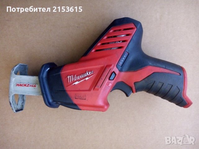 Milwaukee M12 12V Hackzall Саблен Трион Оригинален 2420-20, снимка 2 - Други инструменти - 43673715