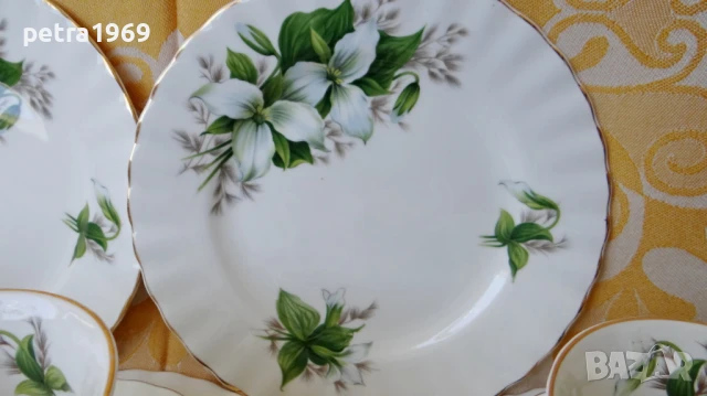 Тройни порцеланови сетове на RA от серията Trillium, снимка 3 - Чаши - 50748749