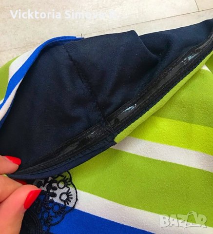 Ефектна рокля с подвижен колан, S/M - ЦЕНАТА Е КРАЙНА, снимка 4 - Рокли - 28424706