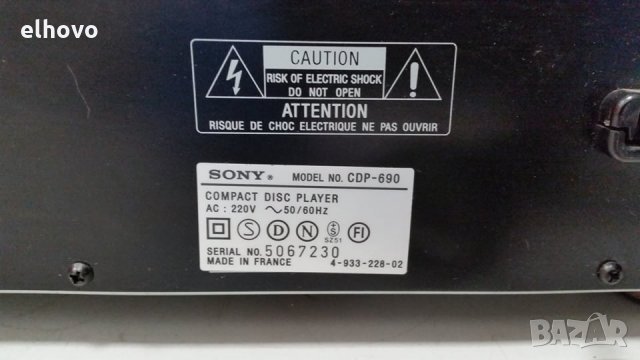 CD player SONY CDP-690, снимка 8 - MP3 и MP4 плеъри - 28253715