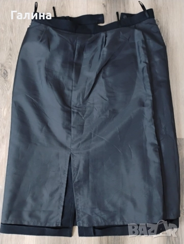 Черна вълнена пола, снимка 7 - Поли - 52789571