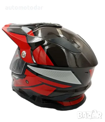 Детска каска мотокрос ендуро атв с визьор, снимка 2 - Аксесоари и консумативи - 49910452