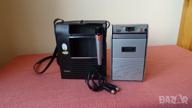 Vintage Philips 2202 Cassette Recorder-1970г, снимка 1