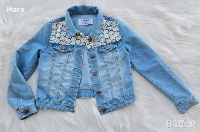 Детско дънково яке 10-11 години , снимка 4 - Детски якета и елеци - 48420790