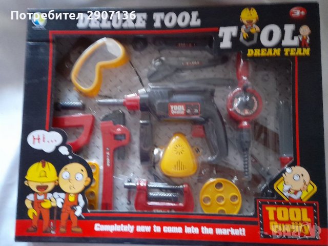 Комплект инструменти ,бормашина,свредел, отвори,ключове, снимка 4 - Играчки за стая - 38706964