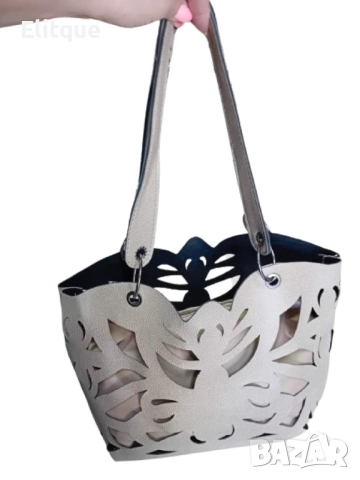 Осигурете си изящен стил с нашата хитова лазерно рязана дамска чанта. ТОП ЦЕНА!, снимка 5 - Чанти - 52888828