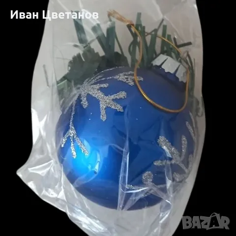 ръчно декорирани коледни играчки, снимка 5 - Декорация за дома - 47640620