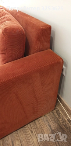 Диван текстил внос от Нидерландия , снимка 3 - Дивани и мека мебел - 52736375