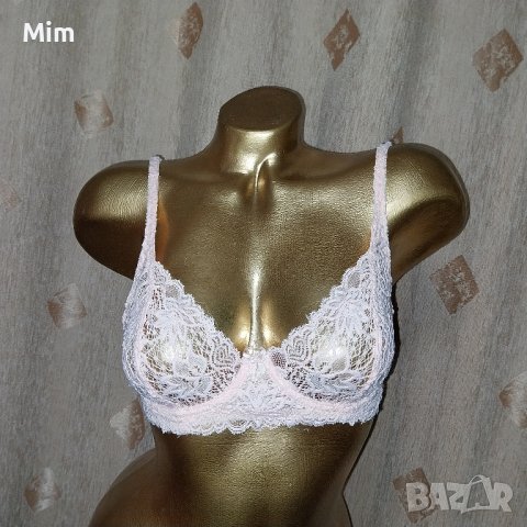 70/В Светло розов дантелен сутиен , снимка 3 - Бельо - 43681039