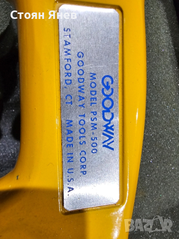 Пистолет за почистване на кожухотръбни топлообменници - Goodway - PSM-500, снимка 2 - Други машини и части - 44906317