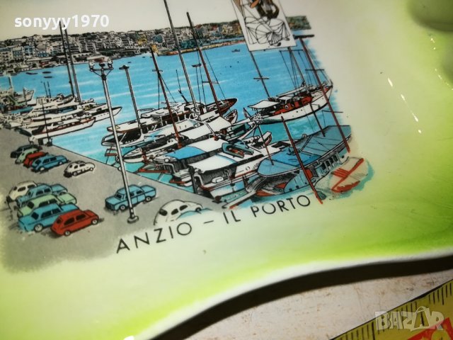 ANZIO IL PORTO ITALY-ПЕПЕЛНИК ОТ ИТАЛИЯ 2801241711, снимка 4 - Антикварни и старинни предмети - 44016448