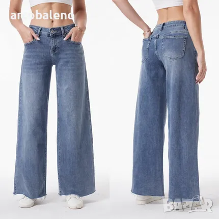 Дамски дънки с висока талия, снимка 2 - Дънки - 49243723