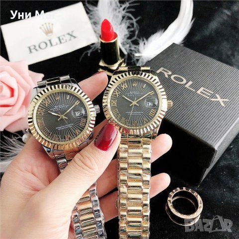 Луксозен дамски ръчен часовник Rolex, стилен Ролекс , водоустойчив, снимка 2 - Дамски - 37074609
