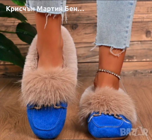 пантовки а косъм , снимка 3 - Пантофи - 52319102