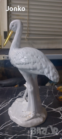 Статуетка щъркел Fena Porzellan, снимка 8 - Антикварни и старинни предмети - 52149813