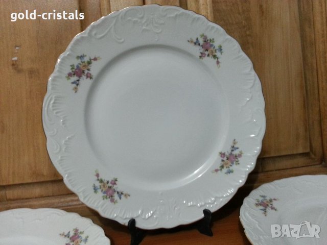 Полски порцелан сервиз за хранене чинии , снимка 2 - Антикварни и старинни предмети - 35099944