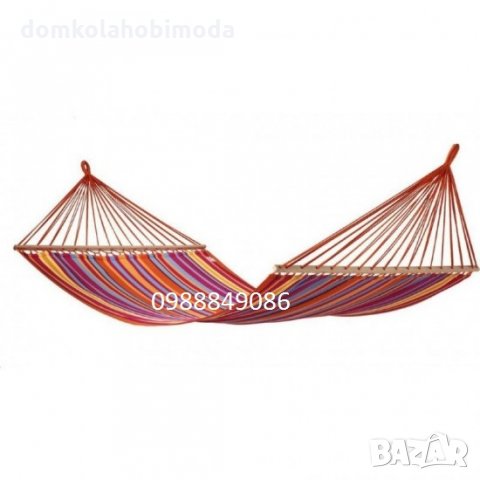 Хамак,3 размера, 4 цвята , С въжена хълка в края 