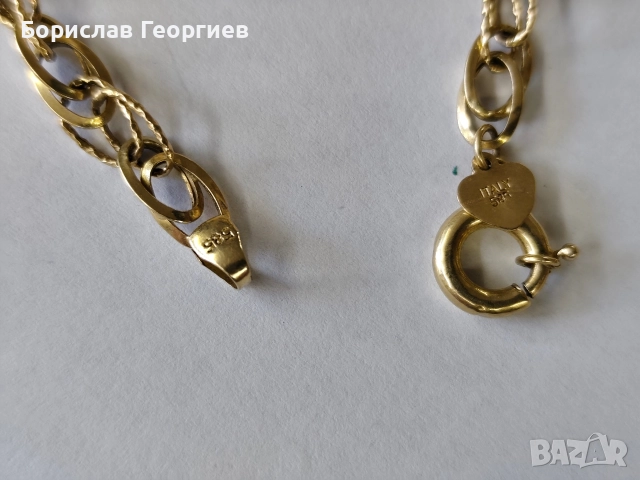 Златна гривна 14 С 585 Italy, снимка 5 - Гривни - 52935540