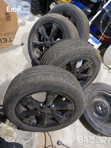 джанти с гуми за субару 225/55/17, снимка 8 - Гуми и джанти - 52185133