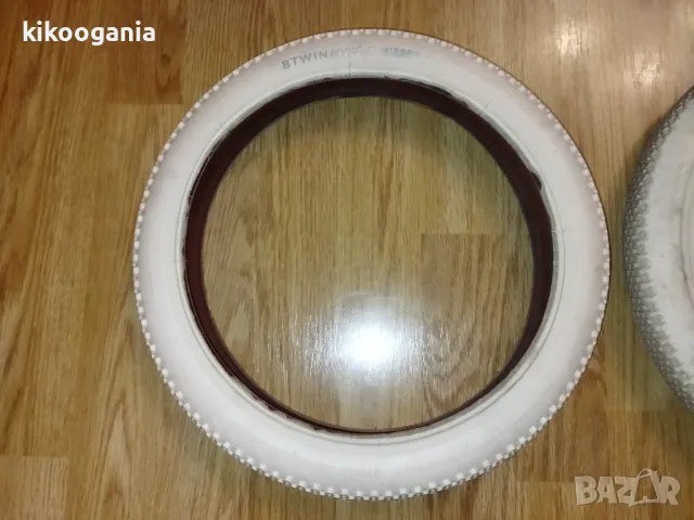 2 броя гуми 14 х 1.5 BTWIN HYBRID, снимка 2 - Части за велосипеди - 49188875