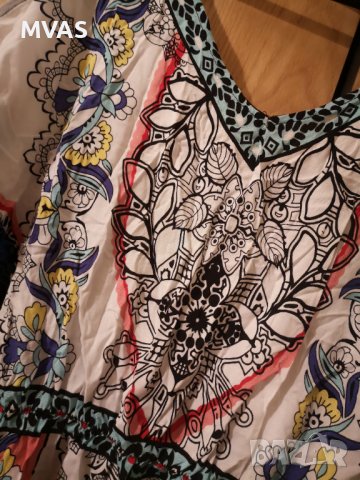 Нова - 35% плажна рокля New Yorker S-M размер плажен кафтан плажна туника бяла, снимка 4 - Рокли - 37521681