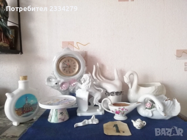 Порцеланови стари статуетки, изработени в различни времена в различни ателиета. . , снимка 2 - Статуетки - 40973667