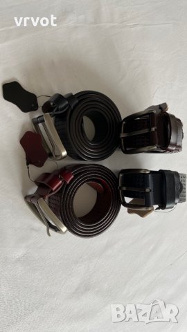 МЪЖКИ КОЛАНИ с класическа тока от естествена кожа , снимка 2 - Колани - 28878575